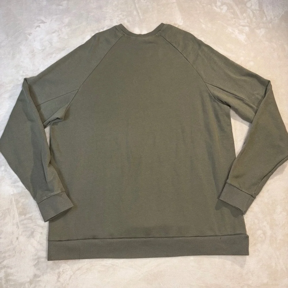 Columbia Mens XXL Olive Green Raglan Logo Crewneck Sweatshirt XM0891